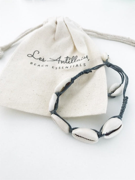 Bracelet coquillages | Seaside gris